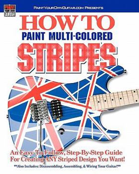 Paperback HOW TO Paint Multi-Colored Stripes! Book