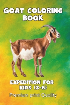 Paperback Giddy Goats: A Coloring Expedition for Kids: Embark on a Horn-Tastic Journey with Adorable Goat Illustrations Book