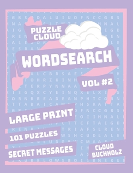 Paperback Puzzle Cloud Word Search Vol 2 (Large Print) Book