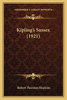 Paperback Kipling's Sussex (1921) Book