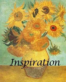 Inspiration: Writing Journal, Van Gogh Sunflowers painting, blank journal to record affirmations, self-help journal, gratitude journal, diary, notebook