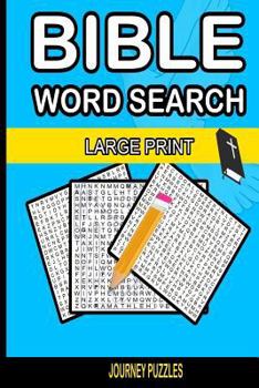 Paperback Journey Bible Word Search: Large Print Word Search [Large Print] Book