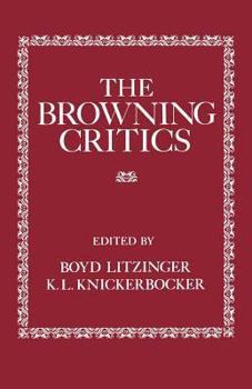 Paperback The Browning Critics Book