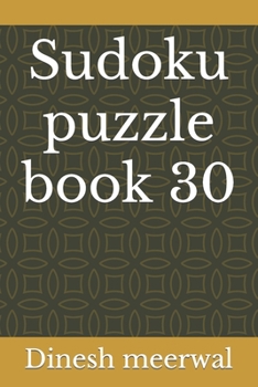 Paperback Sudoku puzzle book 30 Book