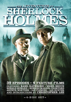 DVD The Adventures of Sherlock Holmes Book