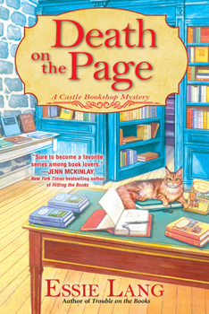 Hardcover Death on the Page: A Castle Bookshop Mystery Book