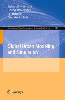Paperback Digital Urban Modeling and Simulation Book