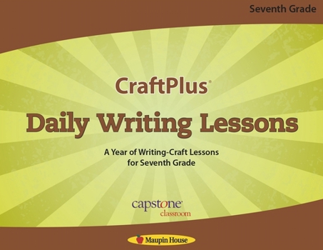 Paperback Daily Writing Lessons Grade 7 Book