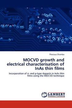 Paperback MOCVD growth and electrical characterisation of InAs thin films Book