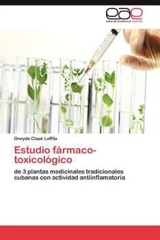 Paperback Estudio fármaco-toxicológico [Spanish] Book