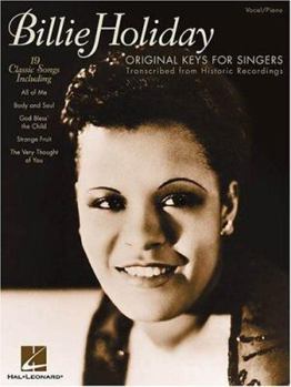 Paperback Billie Holiday - Original Keys for Singers: Transcribed from Historic Recordings Book