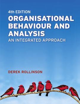 Paperback Organisational Behaviour and Analysis Book