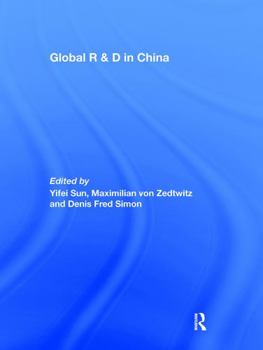 Hardcover Global R&d in China Book