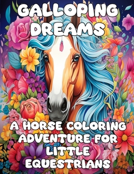 Paperback Galloping Dreams: A Horse Colouring Adventure for Little Equestrians Book