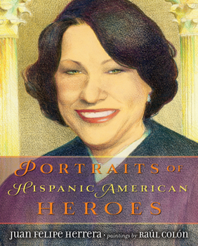 Hardcover Portraits of Hispanic American Heroes Book
