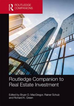 Hardcover Routledge Companion to Real Estate Investment Book