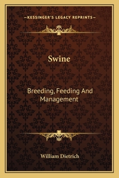 Paperback Swine: Breeding, Feeding And Management Book