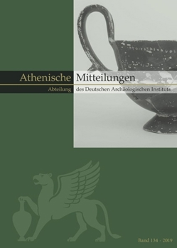 Hardcover Mitteilungen Des Deutschen Archaologischen Instituts, Athenische Abteilung Book