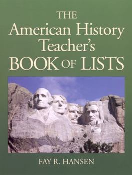Paperback American History Teacher's Book of Lists Book
