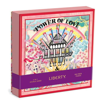 Misc. Liberty Power of Love 500 Piece Double Sided Puzzle with Shaped Pieces Book