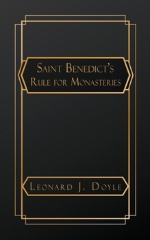Paperback Saint Benedict's Rule for Monasteries Book