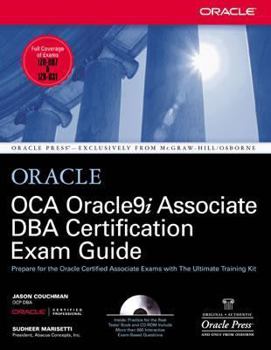 Hardcover Oca Oracle9i Associate DBA Certification Exam Guide [With CDROM] Book