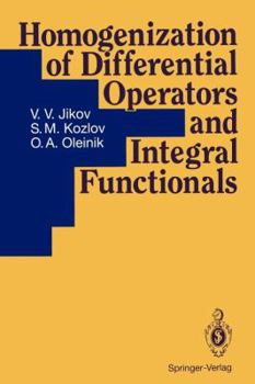 Paperback Homogenization of Differential Operators and Integral Functionals Book