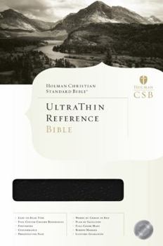 Bonded Leather Ultrathin Reference Bible-Hcsb Book