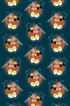 Weekly Planner: A Week to View Diary and Organiser - Monday Start with Ramen Noodle Pattern Cover Art