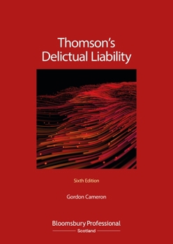 Paperback Thomson's Delictual Liability Book