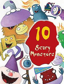 Paperback 10 Scary Monsters Book