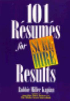 Paperback One Hundred and One Resumes for Sure-Hire Results Book