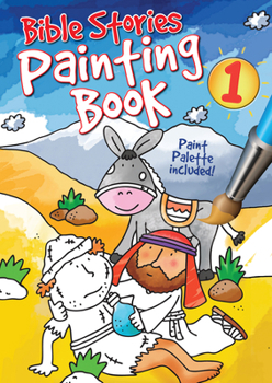 Paperback Bible Stories Painting Book 1 [With Paint] Book