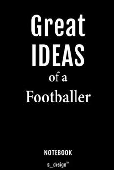 Notebook for Football Players / Footballer: awesome handy Note Book [120 blank lined ruled pages]