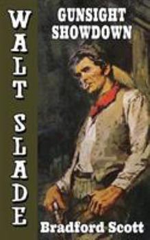 Paperback Gunsight Showdown: A Walt Slade Western Book