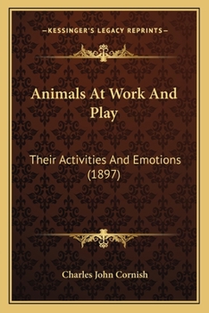 Paperback Animals At Work And Play: Their Activities And Emotions (1897) Book