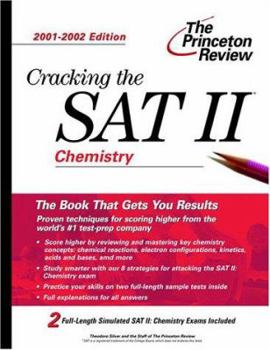 Paperback Cracking the SAT II: Chemistry, 2001-2002 Edition Book