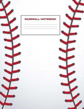 Paperback Baseball Notebook: Baseball Notebook 8.5 x 11 100 Pages Preschool Handwriting And Sketch Paper Book