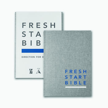 Paperback Fresh Start Bible: Softcover/Linen Book