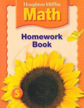 Paperback HM Math Homework Book Grade 5 Book