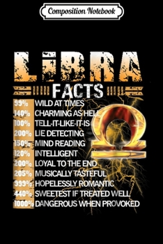 Composition Notebook: Libra facts wild at times 2018 Journal/Notebook Blank Lined Ruled 6x9 100 Pages