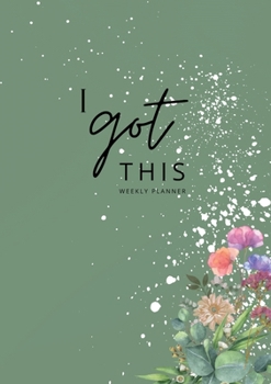 Paperback Weekly Planner a5: Let Organization, Self-reflection and Productivity be Part of Your Day: A simple, undated Notebook to help You Stick t Book