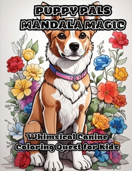 Paperback Puppy Pals Mandala Magic: Whimsical Canine Coloring Quest for Kids Book