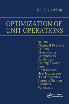 Paperback Optimization of Unit Operations Book