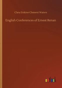 Paperback English Conferences of Ernest Renan Book