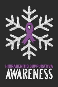 Paperback Hidradenitis Suppurativa Awareness: Christmas Snowfall College Ruled Hidradenitis Suppurativa Awareness Journal, Diary, Notebook 6 x 9 inches with 100 Book