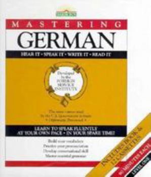 Audio Cassette Foreign Service Institute/Mastering German: Book and 12 Cassettes Book