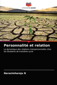 Paperback Personnalité et relation [French] Book