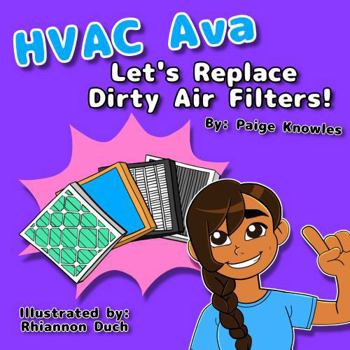 Paperback HVAC Ava - Let's Replace Dirty Air Filters Book