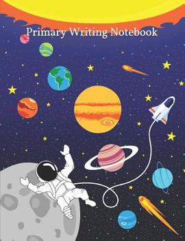 Paperback Primary Writing Notebook: Practice Handwriting Paper Book